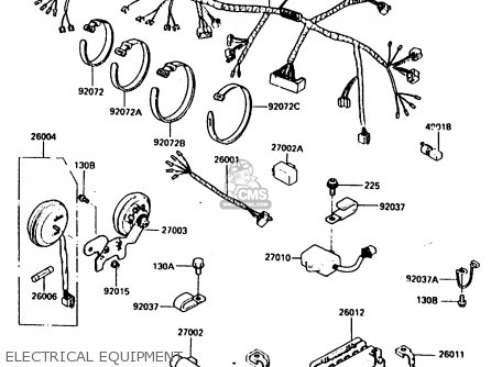 ELECTRICAL EQUIPMENT - EN400A2 VULCAN 1986 CANADA / LIQUID COOLED
