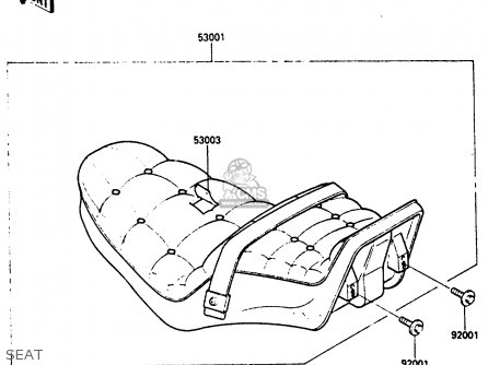 SEAT - EN400A2 VULCAN 1986 CANADA / LIQUID COOLED