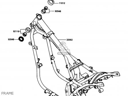 FRAME - EN450A1 454LTD 1985 USA CALIFORNIA CANADA