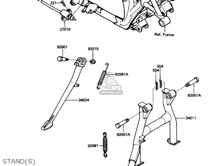 STAND(S) - EN450A1 454LTD 1985 USA CALIFORNIA CANADA
