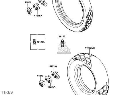 TIRES - EN450A1 454LTD 1985 USA CALIFORNIA CANADA