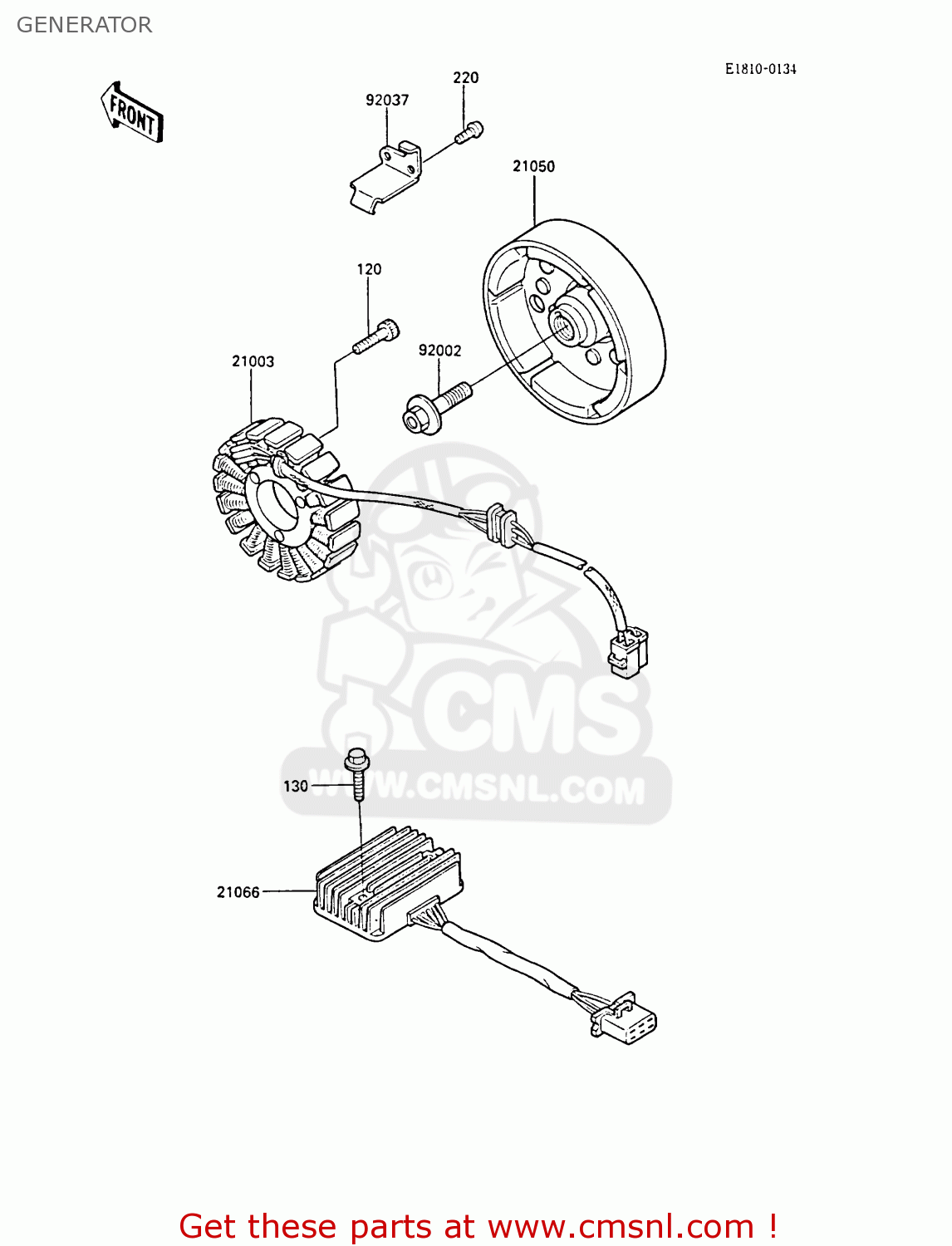 GENERATOR EN450A1 LTD450 1985 EUROPE FR UK FG IT NR / LIQUID COOLED