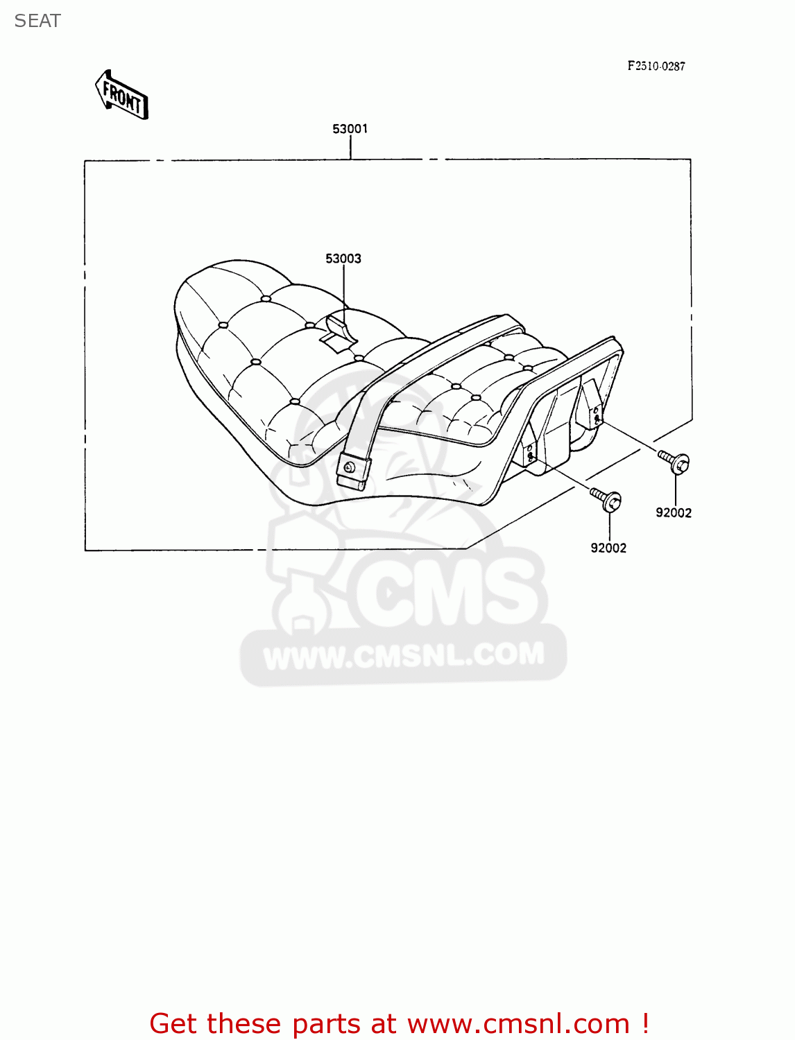 SEAT EN450A1 LTD450 1985 EUROPE FR UK FG IT NR / LIQUID COOLED
