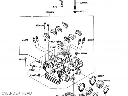 CYLINDER HEAD - EN450A3 454LTD 1987 USA CALIFORNIA CANADA