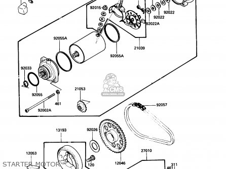 STARTER MOTOR - EN450A3 454LTD 1987 USA CALIFORNIA CANADA
