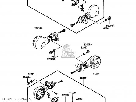 TURN SIGNALS - EN450A3 454LTD 1987 USA CALIFORNIA CANADA