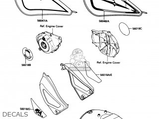 DECALS - EN450A3 454LTD 1987 USA CALIFORNIA CANADA