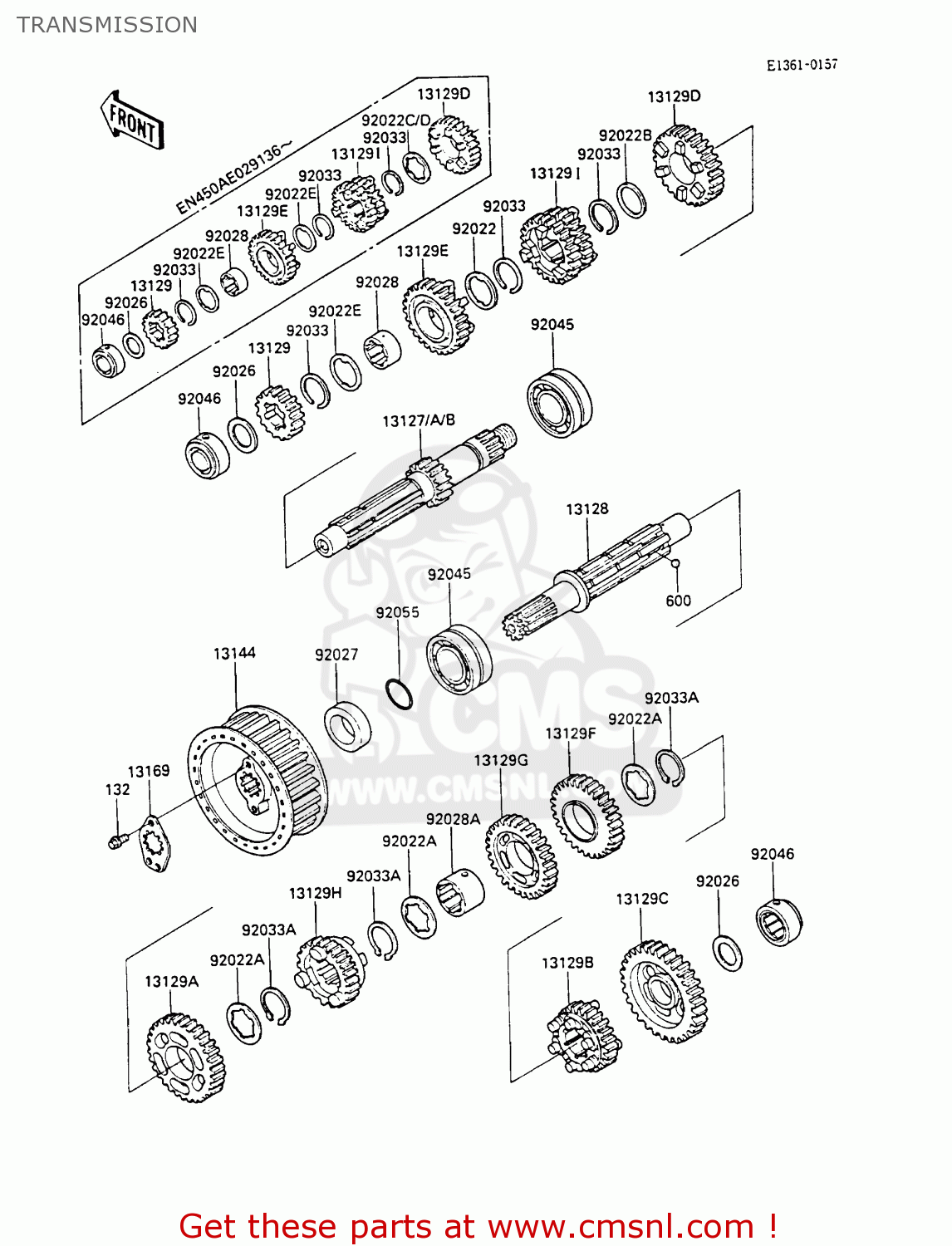 TRANSMISSION EN450A3 LTD450 1987 UNITED KINGDOM AR ST