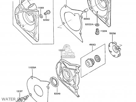 WATER PUMP - EN450A3 LTD450 1987 UNITED KINGDOM AR ST
