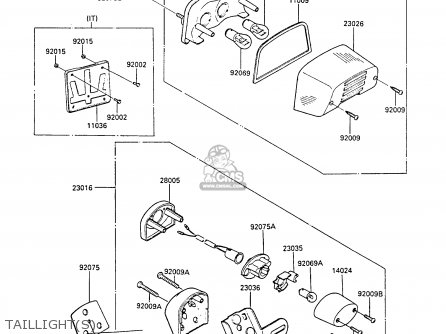 TAILLIGHT(S) - EN450A3 LTD450 1987 UNITED KINGDOM AR ST