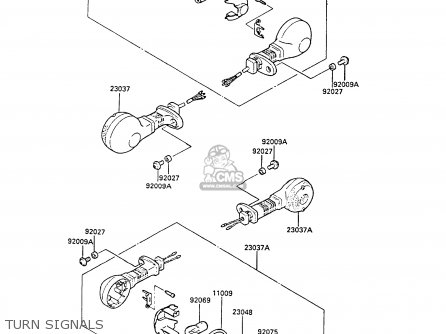 TURN SIGNALS - EN450A3 LTD450 1987 UNITED KINGDOM AR ST