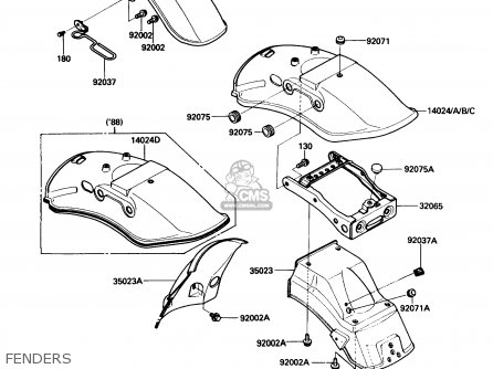 FENDERS - EN450A4 454LTD 1988 USA CALIFORNIA CANADA