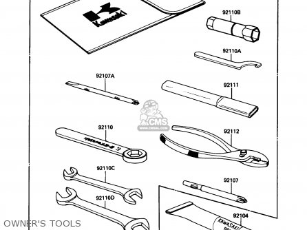 OWNER'S TOOLS - EN450A4 454LTD 1988 USA CALIFORNIA CANADA