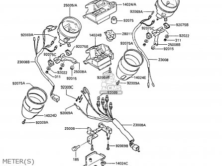 METER(S) - EN450A4 LTD450 1988 EUROPE UK AR FG IT NR ST / LIQUID COOLED