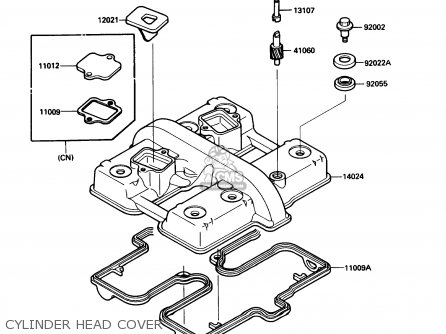 CYLINDER HEAD COVER - EN450A5 454LTD 1989 USA CALIFORNIA CANADA