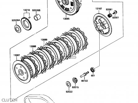 CLUTCH - EN450A5 454LTD 1989 USA CALIFORNIA CANADA