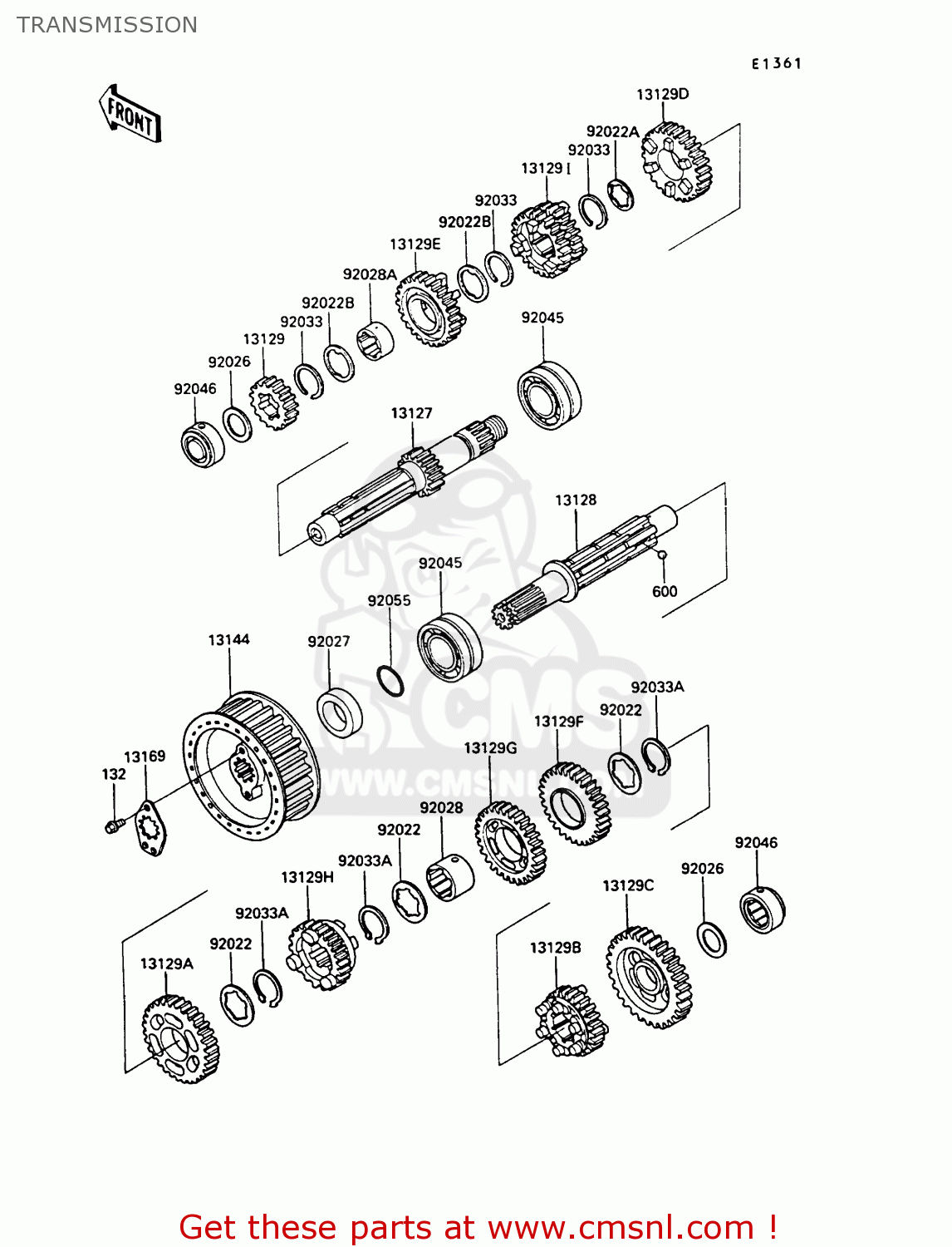 TRANSMISSION EN450A5 LTD450 1989 EUROPE UK AR FG IT NR / LIQUID COOLED