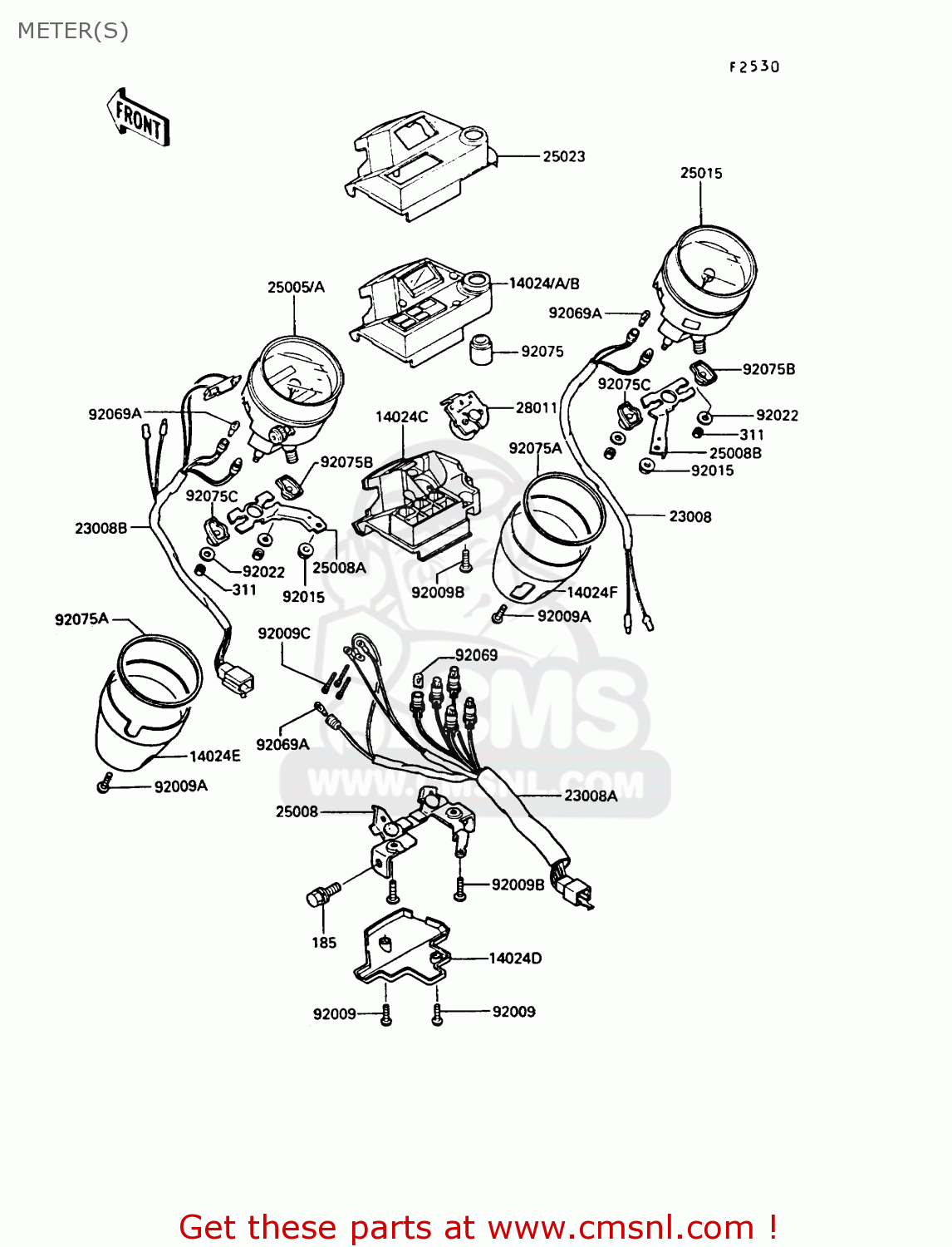 METER(S) EN450A5 LTD450 1989 EUROPE UK AR FG IT NR / LIQUID COOLED