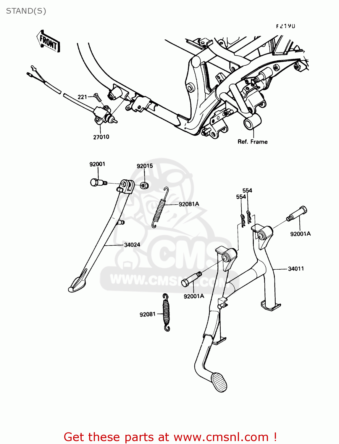 STAND(S) EN450A6 454LTD 1990 USA CALIFORNIA CANADA