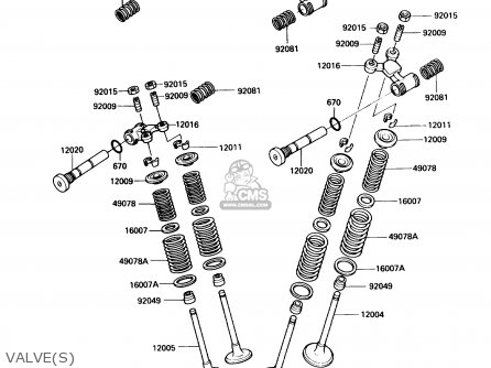 VALVE(S) - EN450A6 454LTD 1990 USA CALIFORNIA CANADA