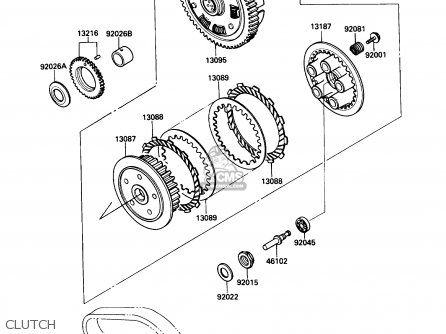 CLUTCH - EN450A6 454LTD 1990 USA CALIFORNIA CANADA