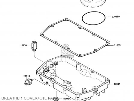 BREATHER COVER/OIL PAN - EN450A6 454LTD 1990 USA CALIFORNIA CANADA