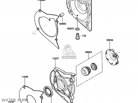 WATER PUMP - EN450A6 454LTD 1990 USA CALIFORNIA CANADA