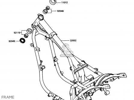 FRAME - EN450A6 454LTD 1990 USA CALIFORNIA CANADA