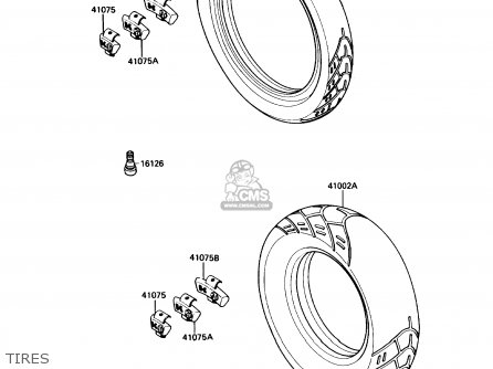 TIRES - EN450A6 454LTD 1990 USA CALIFORNIA CANADA