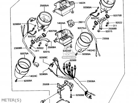 METER(S) - EN450A6 454LTD 1990 USA CALIFORNIA CANADA