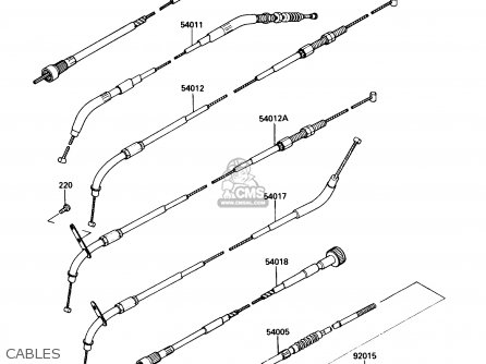 CABLES - EN450A6 454LTD 1990 USA CALIFORNIA CANADA