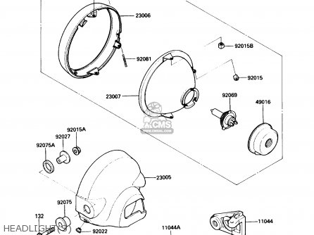 HEADLIGHT(S) - EN450A6 454LTD 1990 USA CALIFORNIA CANADA