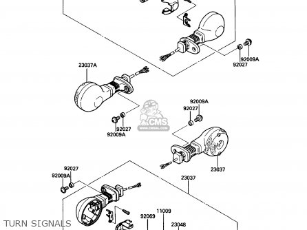 TURN SIGNALS - EN450A6 454LTD 1990 USA CALIFORNIA CANADA