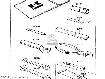OWNER'S TOOLS - EN450A6 454LTD 1990 USA CALIFORNIA CANADA