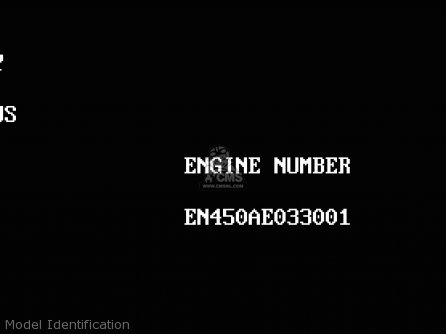 Model Identification - EN450A6 454LTD 1990 USA CALIFORNIA CANADA