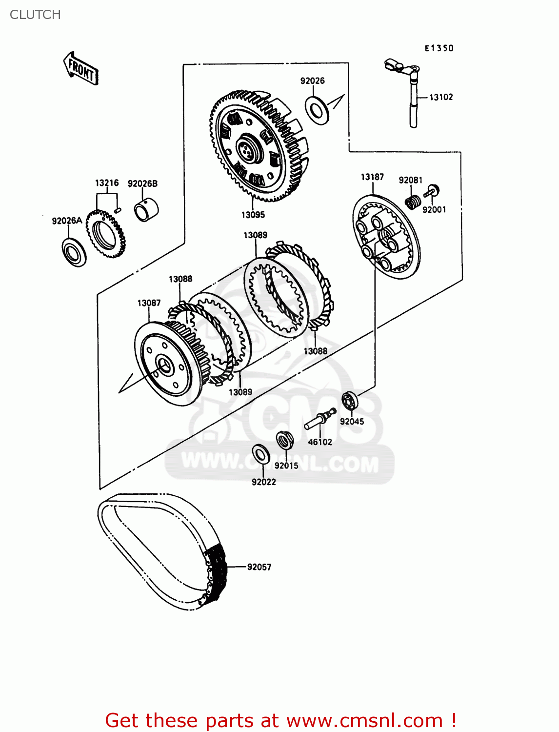 CLUTCH EN500A1 1990 EUROPE UK FR AR FG IT NR SD SP ST