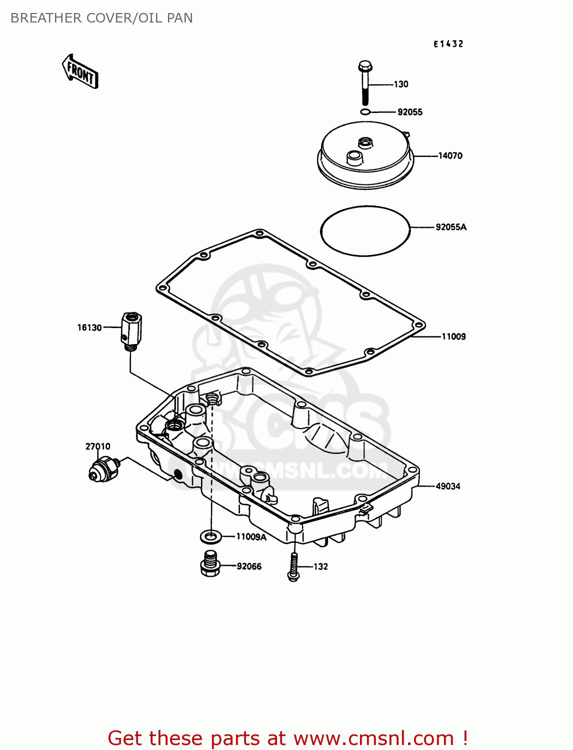 BREATHER COVER/OIL PAN EN500A1 1990 EUROPE UK FR AR FG IT NR SD SP ST