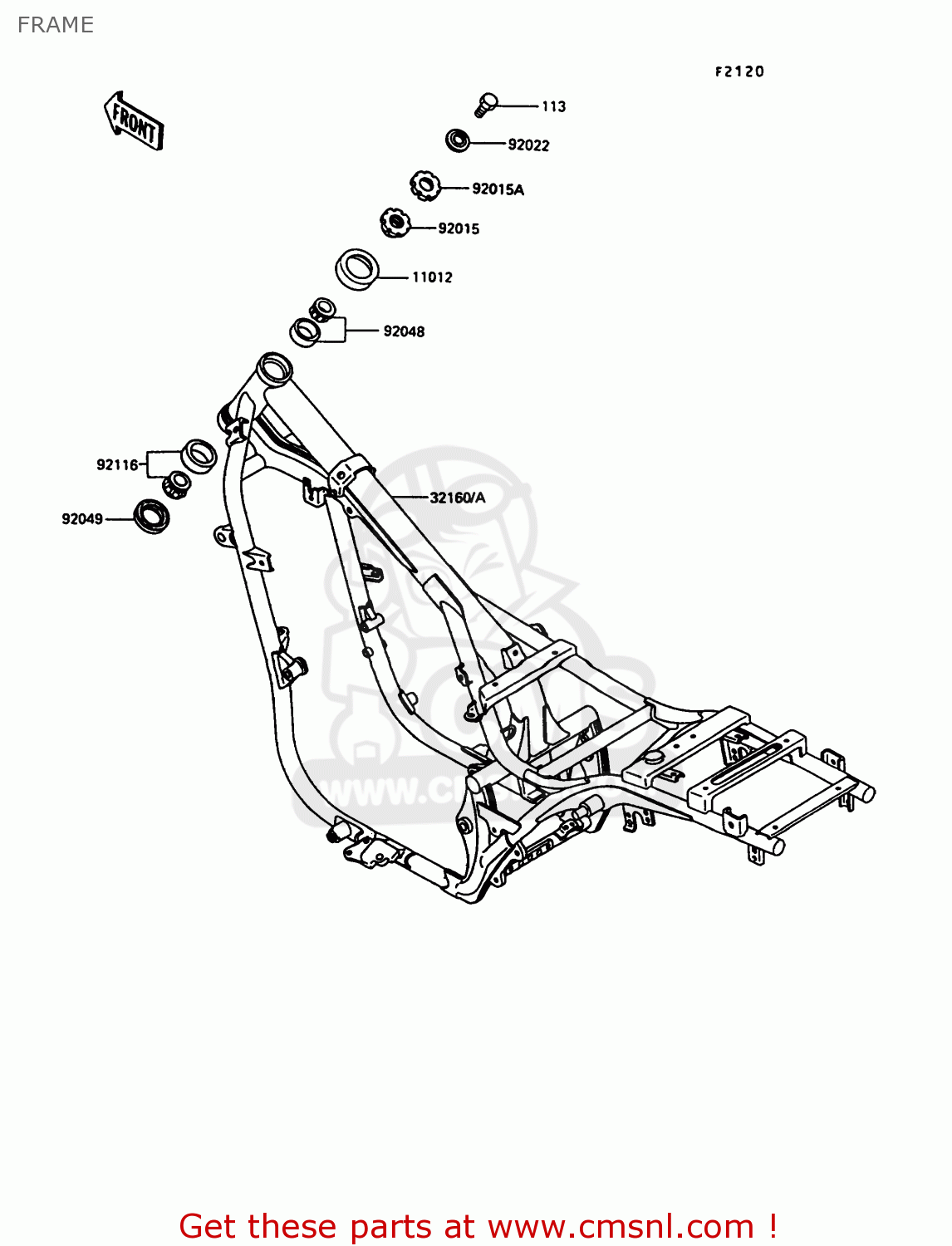 FRAME EN500A1 1990 EUROPE UK FR AR FG IT NR SD SP ST