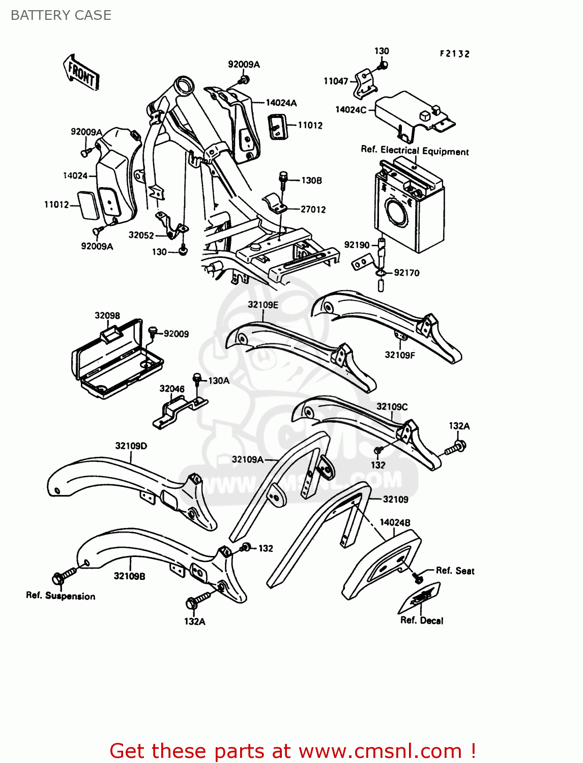 BATTERY CASE EN500A1 1990 EUROPE UK FR AR FG IT NR SD SP ST