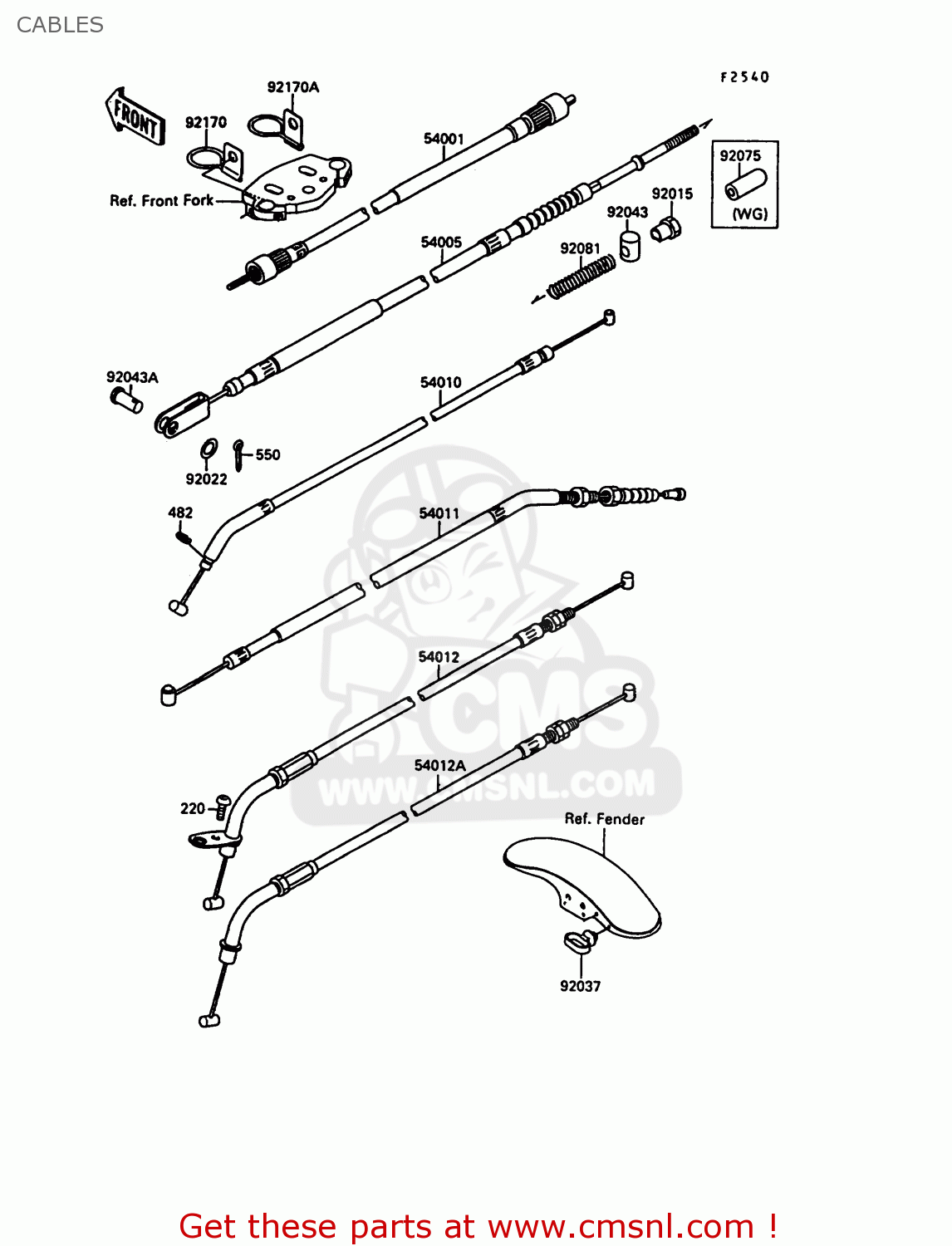 CABLES EN500A1 1990 EUROPE UK FR AR FG IT NR SD SP ST