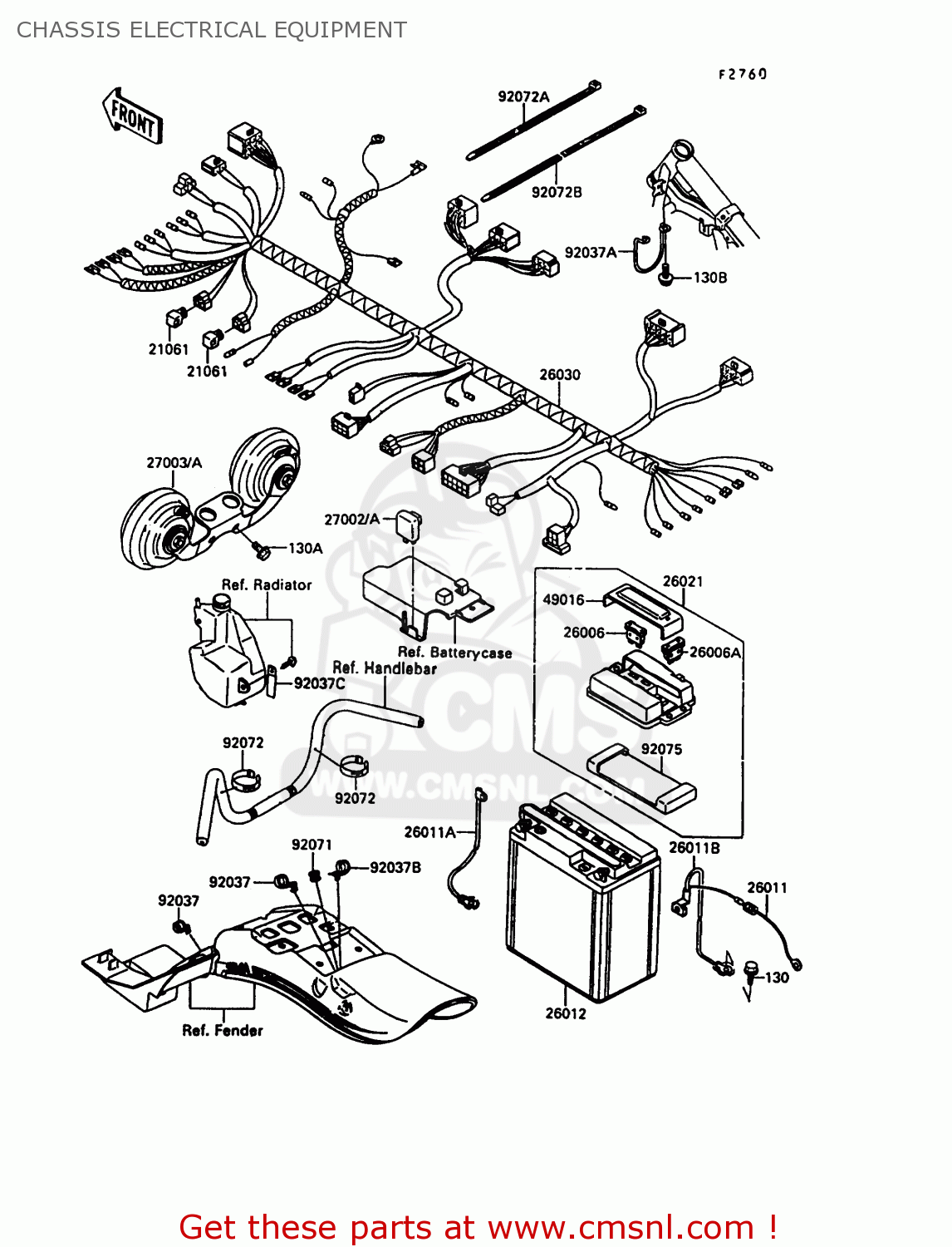 CHASSIS ELECTRICAL EQUIPMENT EN500A1 1990 EUROPE UK FR AR FG IT NR SD SP ST