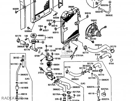 RADIATOR - EN500A1 1990 EUROPE UK FR AR FG IT NR SD SP ST