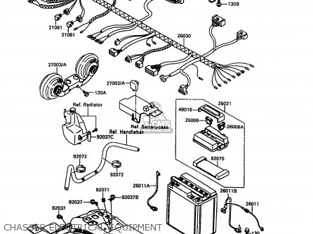 CHASSIS ELECTRICAL EQUIPMENT - EN500A1 1990 EUROPE UK FR AR FG IT NR SD SP ST