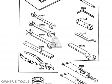 OWNER'S TOOLS - EN500A1 1990 EUROPE UK FR AR FG IT NR SD SP ST
