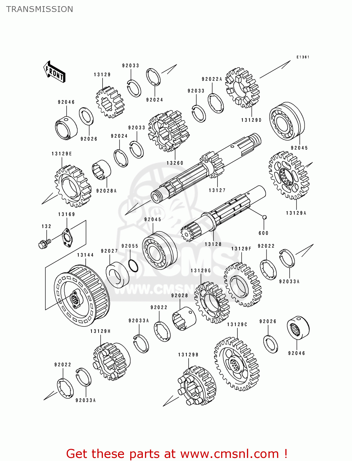 TRANSMISSION EN500A3 1992 EUROPE UK FR AR FG GR IT NR SD SP ST