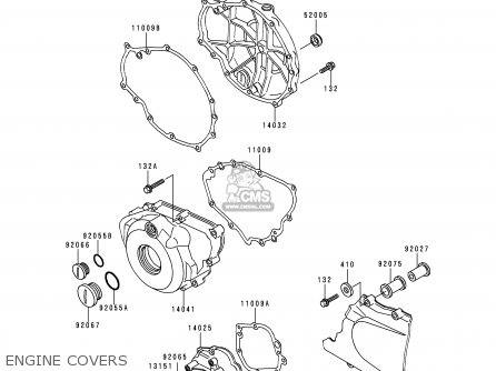 Kawasaki EN500A3 VULCAN500 1992 USA CALIFORNIA CANADA parts lists