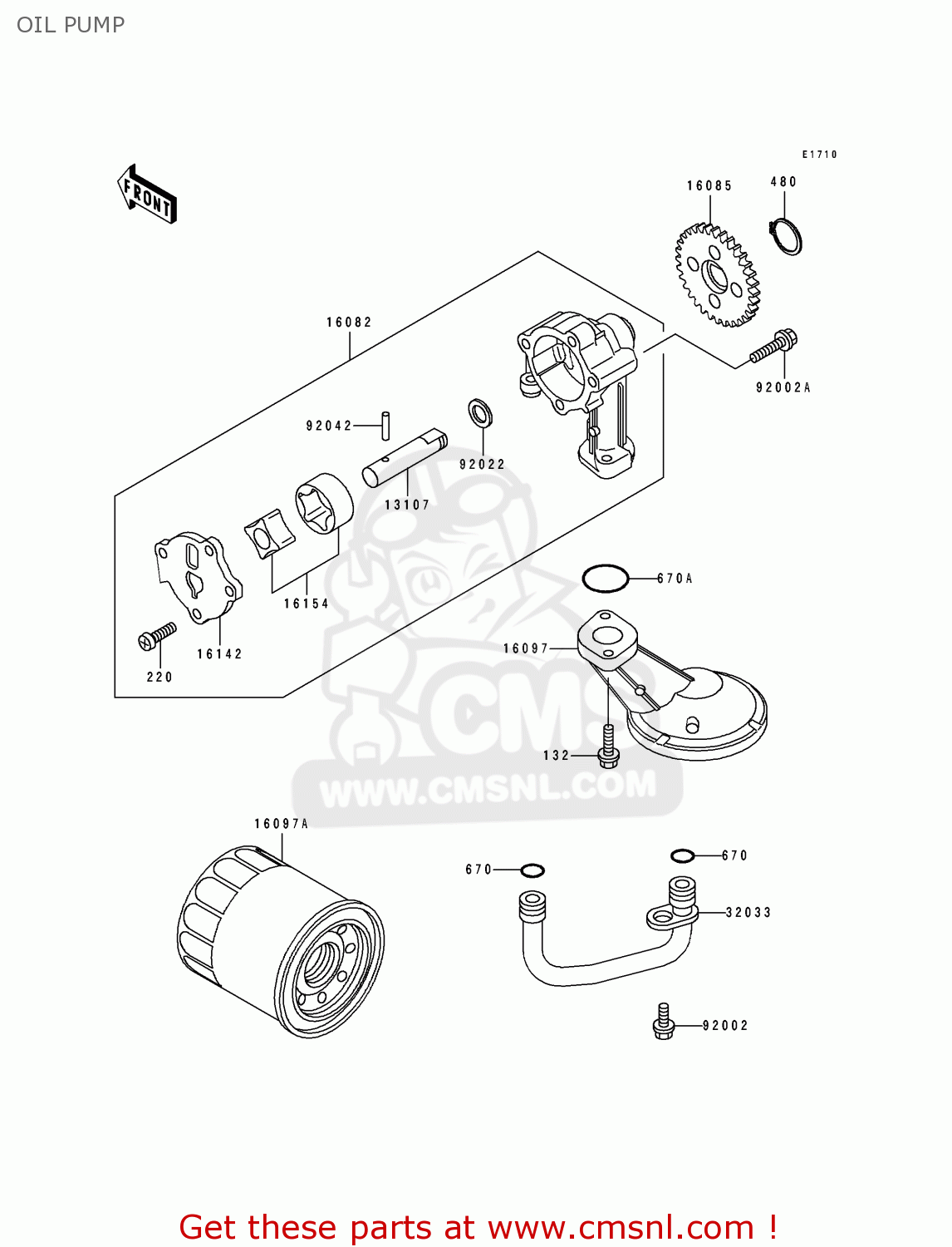 OIL PUMP EN500A4 1993 FRANCE NL FG