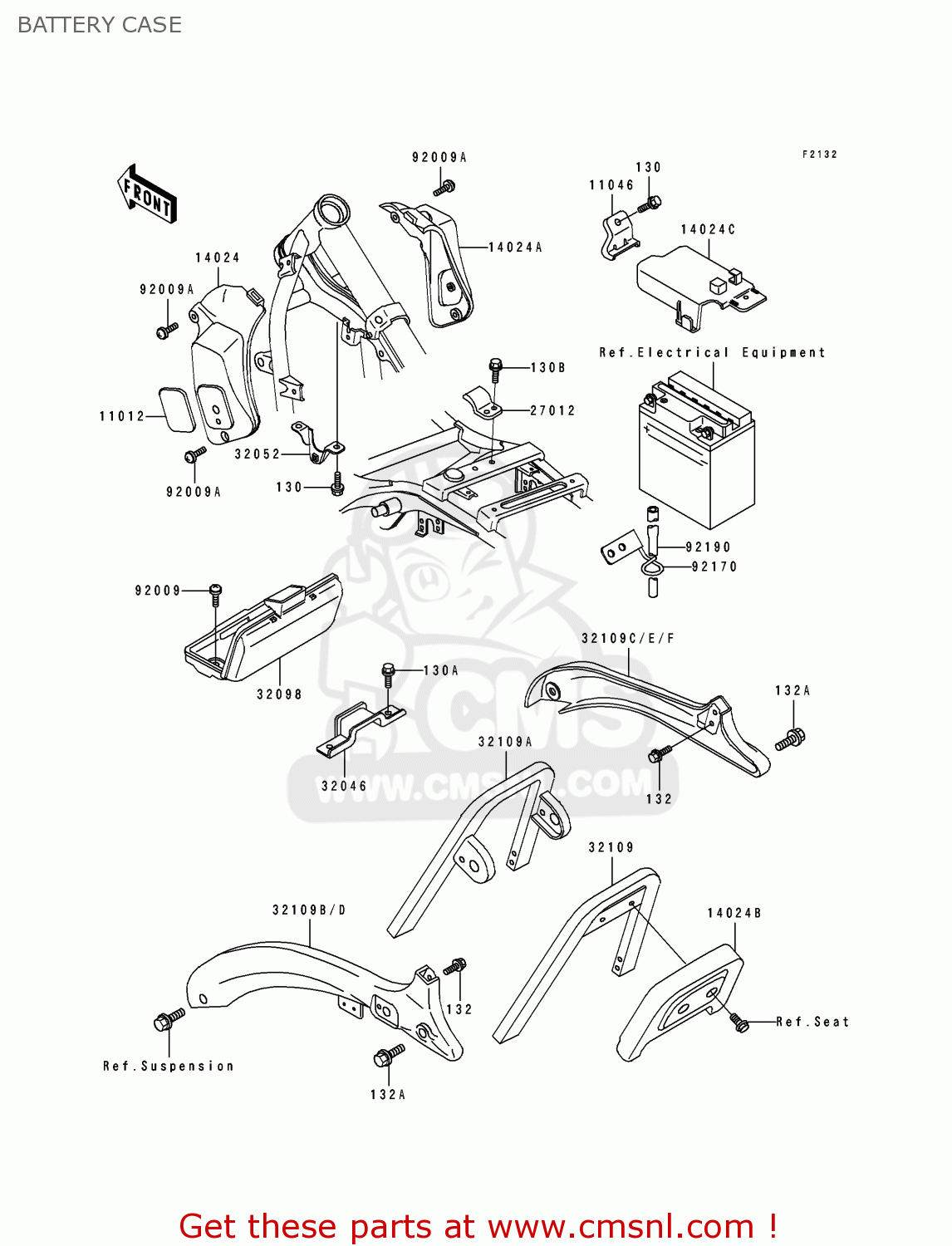 BATTERY CASE EN500A4 1993 FRANCE NL FG