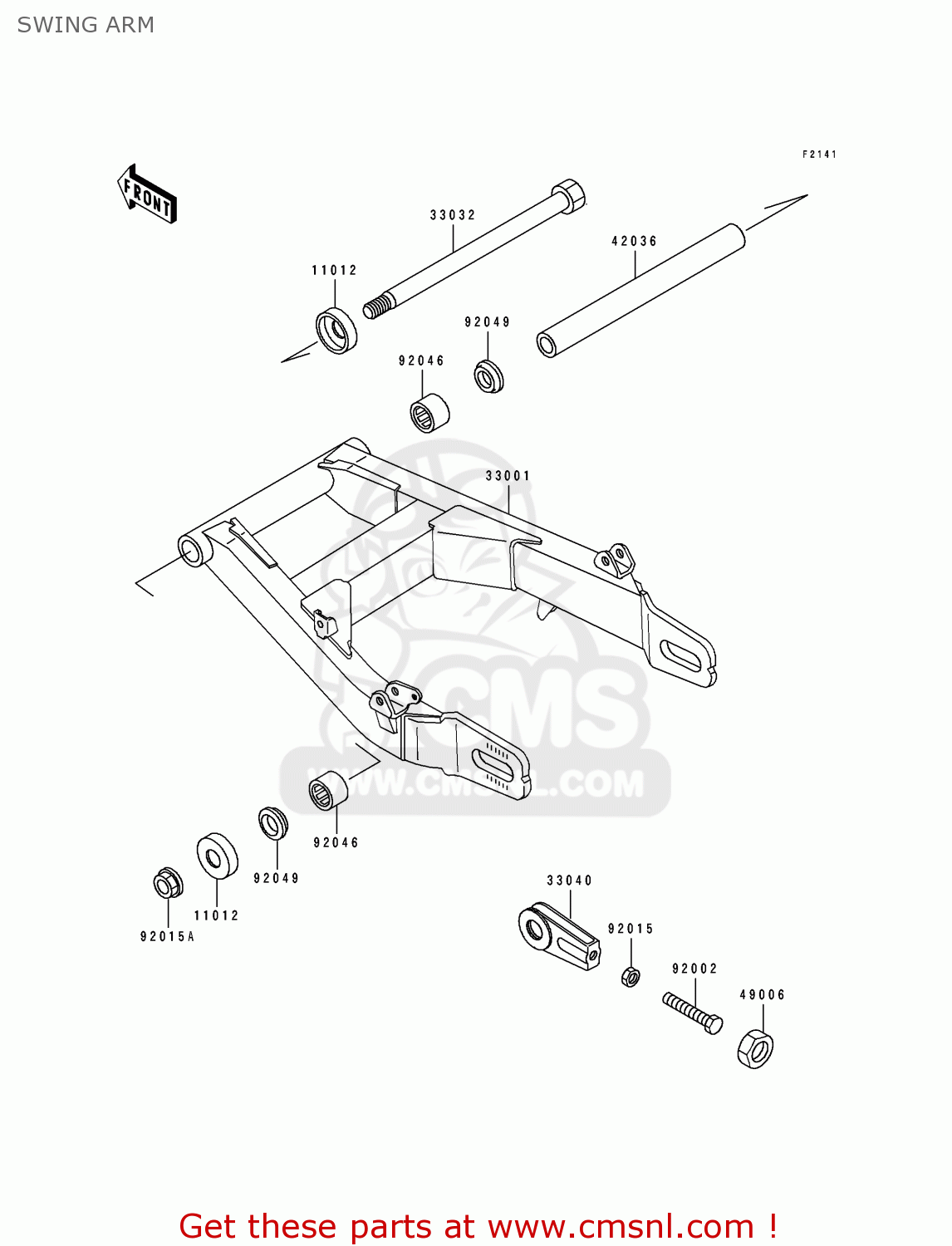 SWING ARM EN500A4 1993 FRANCE NL FG