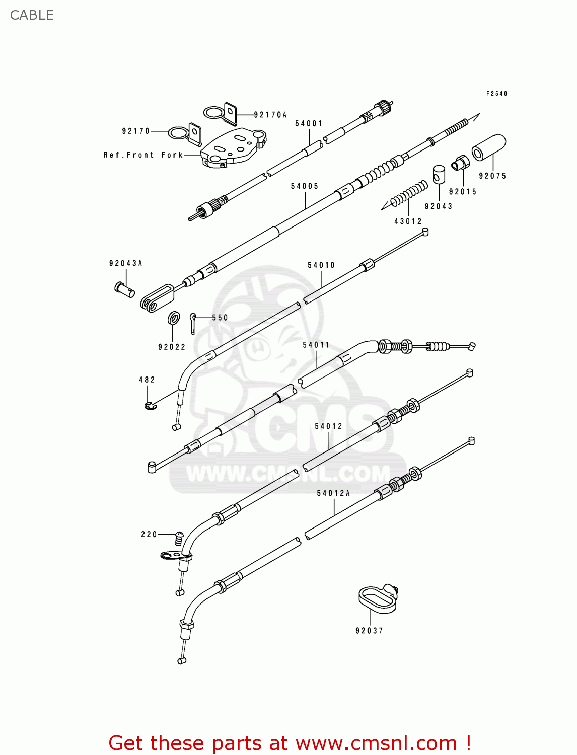 CABLE EN500A4 1993 FRANCE NL FG